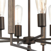 Zinger 28'' Wide 6-light Chandelier