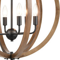 Barrow 22'' Wide 6-light Chandelier