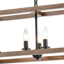 Barrow 36'' Wide 6-light Linear Chandelier