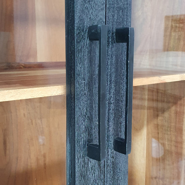 Black Modern Organic Cabinet