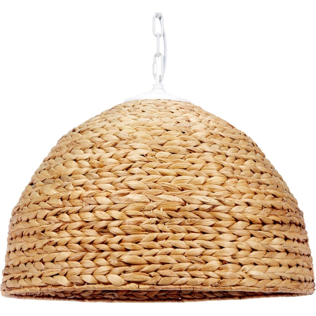Natural Woven Dome Chandelier