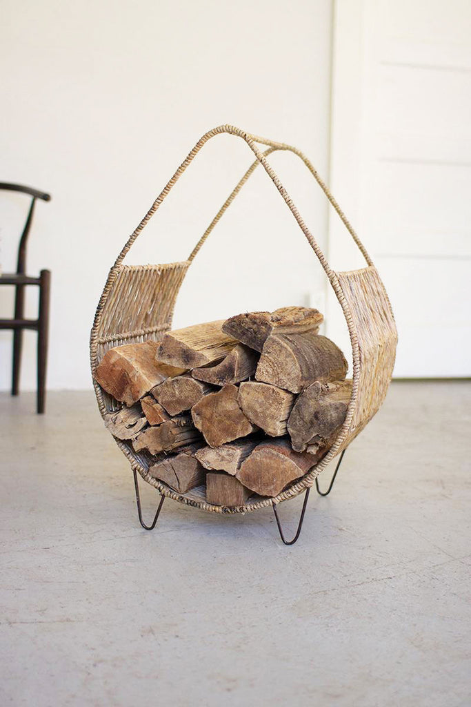 Rattan Firewood Rack