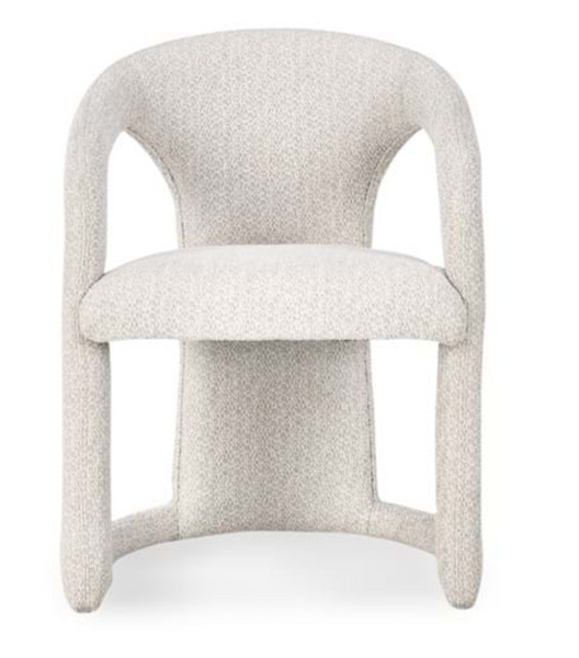 Winston Boucle Dining Chair Birch Cream