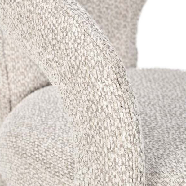 Winston Boucle Dining Chair Birch Cream