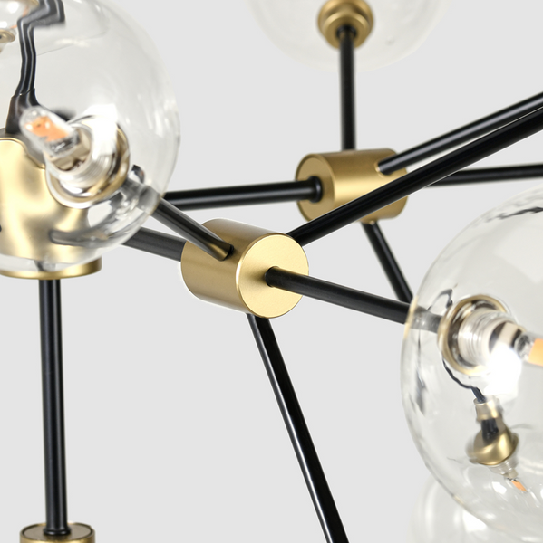 Adeline Organic Form Multi Globe Chandelier