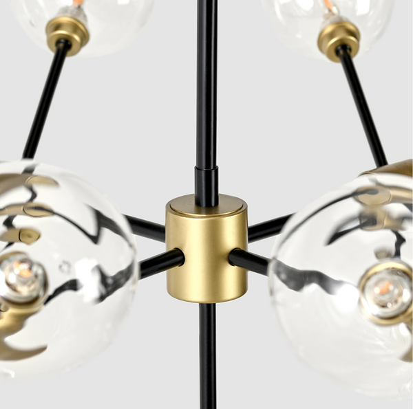 Adeline Organic Form Multi Globe Chandelier