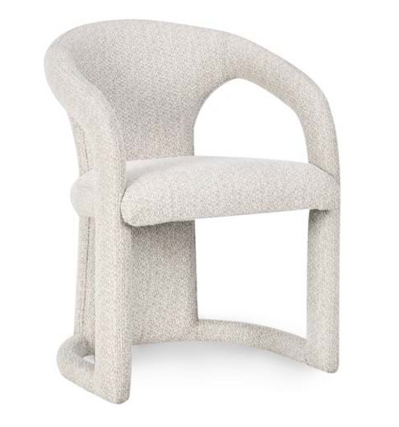 Winston Boucle Dining Chair Birch Cream