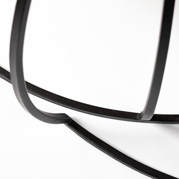 Wood and Iron Nesting Coffee Tables