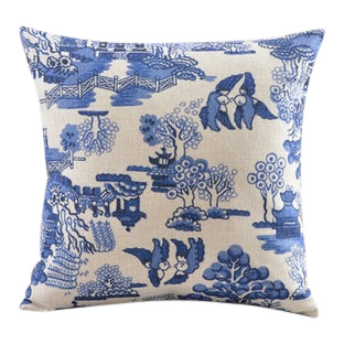 Blue willow pillows shop