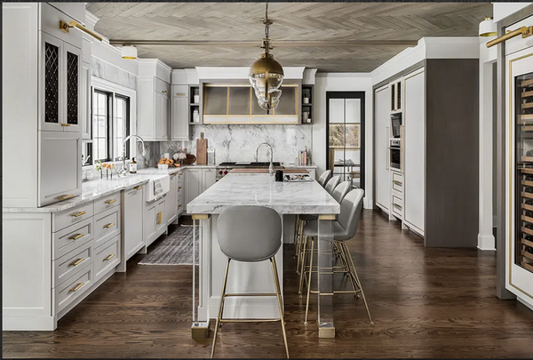 Antique Brass Globe Pendant