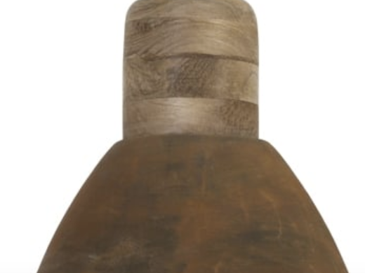 Barn Wood and Rust Weathered Pendant - CENTURIA