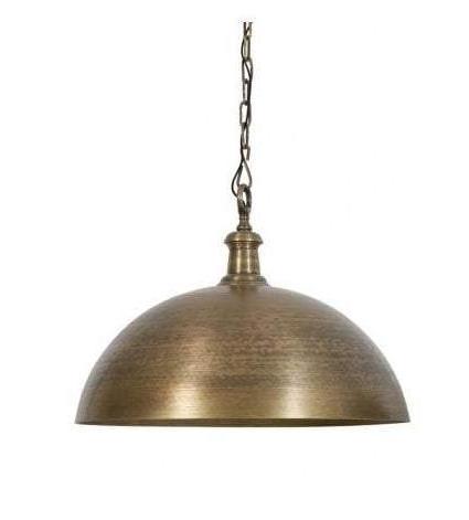 Large brass sales dome pendant light