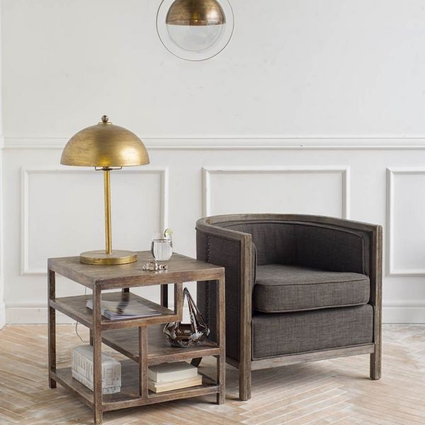 Antique Brass Globe Pendant - CENTURIA