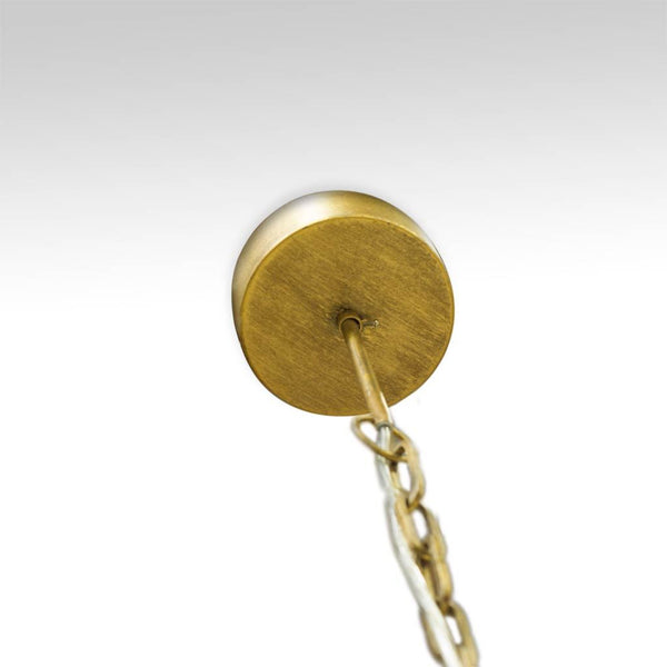 White Washed Globe Chandelier - CENTURIA