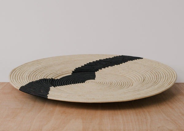 Black and Tan Hand Woven Plate - CENTURIA