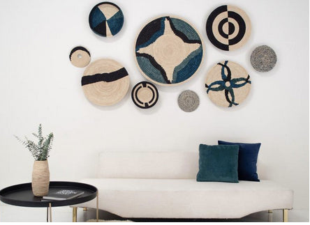 Black and Tan Hand Woven Plate - CENTURIA