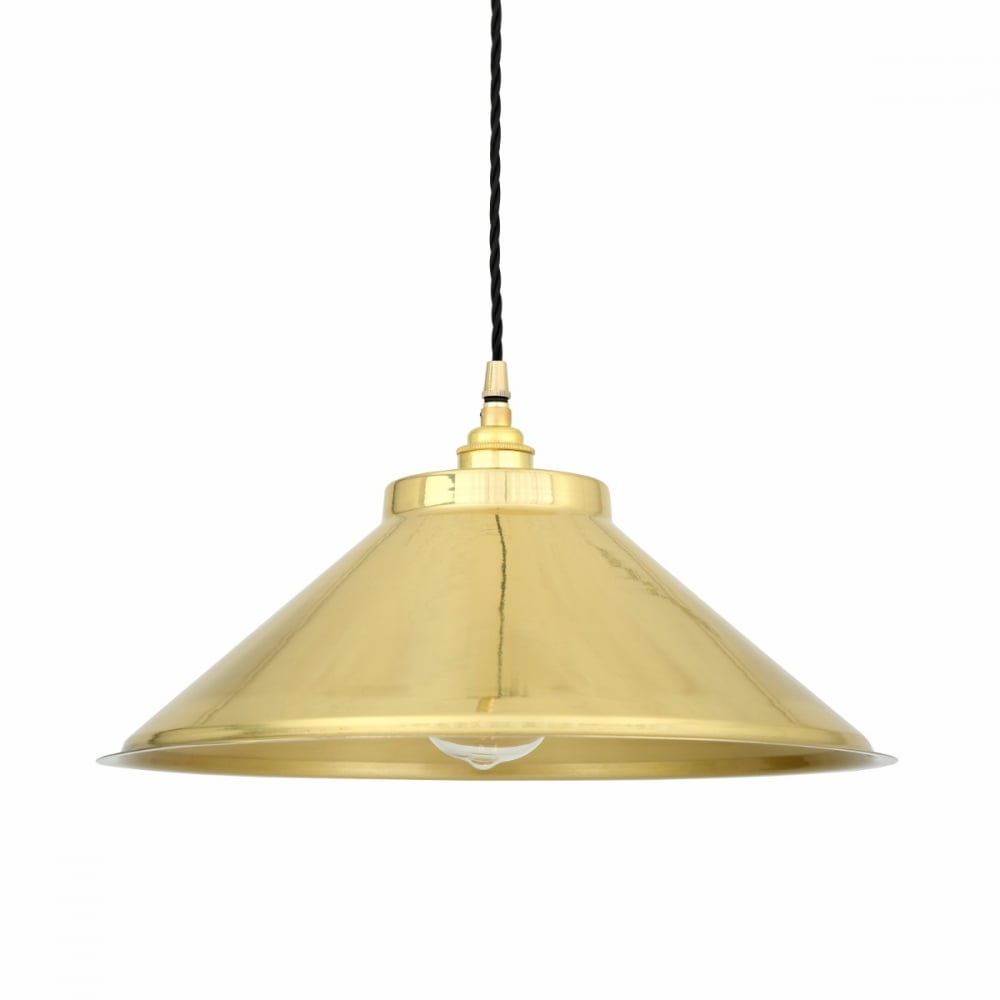 Solid Brass Vintage Inspired Pendant Light - CENTURIA