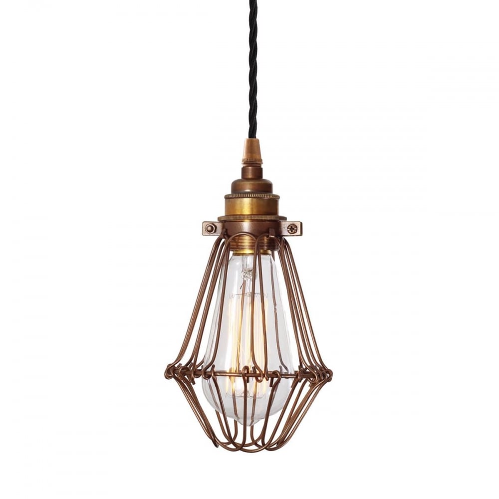 Vintage Style Industrial Cage Pendant Light - CENTURIA