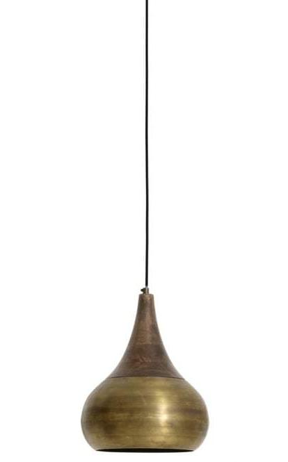 Antique Brass Teardrop Pendant - CENTURIA