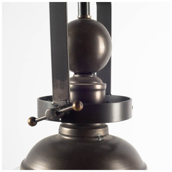 Antique Bronze and Glass Pendant Light - CENTURIA