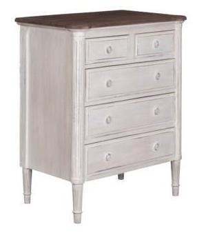 French Provincial Style Dresser in Shell White - CENTURIA