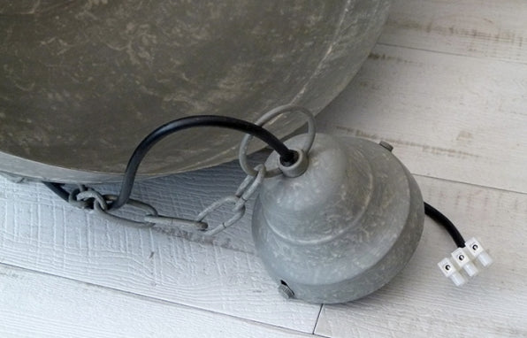 Antique Grey Dome Pendant - CENTURIA