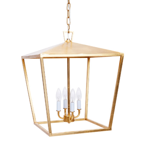 Goldleaf Lantern Style Chandelier - CENTURIA