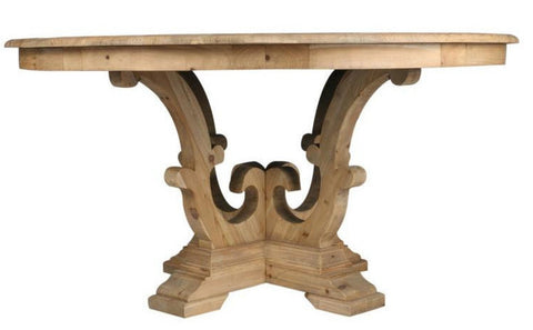 Carved Reclaimed Dining Table - CENTURIA