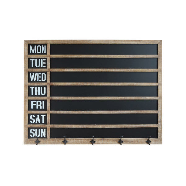 Vintage Style Weekday Chalkboard