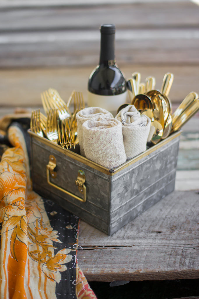 Zinc and Gold Caddy - CENTURIA