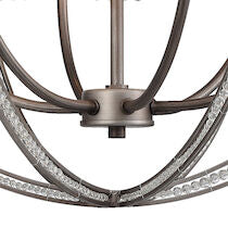 Bradington 23'' Wide 6-light Chandelier