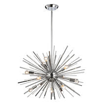 Starburst 27'' Wide 12-light Chandelier