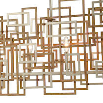 Gridlock 44'' Wide 6-light Linear Chandelier