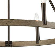 Transitions 27'' Wide 6-light Chandelier