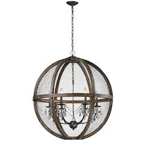 Renaissance Invention 30'' Wide 6-light Pendant