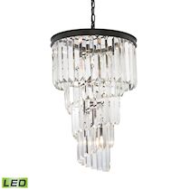 Palacial 16'' Wide 6-light Chandelier