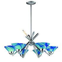 Refraction 26'' Wide 6-light Chandelier
