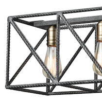 Crossbar 42'' Wide 6-light Linear Chandelier