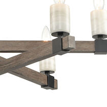 Stone Manor 27'' Wide 6-light Chandelier