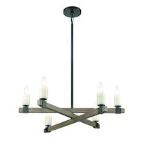 Stone Manor 27'' Wide 6-light Chandelier