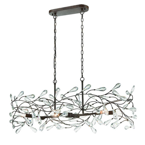 Crislett 43'' Wide 6-light Linear Chandelier