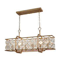 Armand 35'' Wide 6-light Linear Chandelier