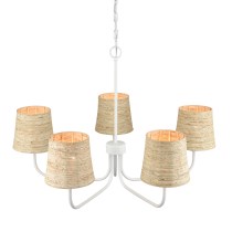 Natural Beachside  34'' Wide 5-light Chandelier