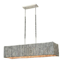 Abaca 40'' Wide 5-light Linear Chandelier