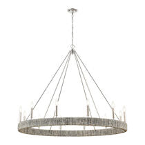 Abaca 48'' Wide 12-light Chandelier