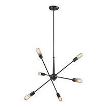 Delphine 28'' Wide 6-light Chandelier