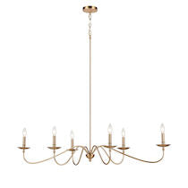 Wellsley 47'' Wide 6-light Chandelier