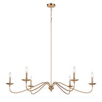 Wellsley 47'' Wide 6-light Linear Chandelier