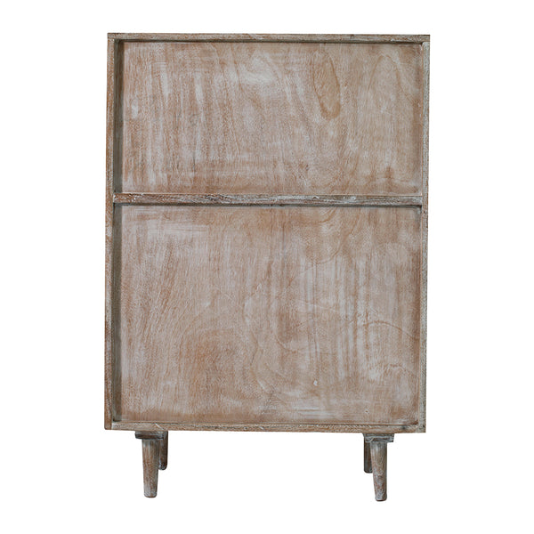 Rustic Cane Industrial Cabinet