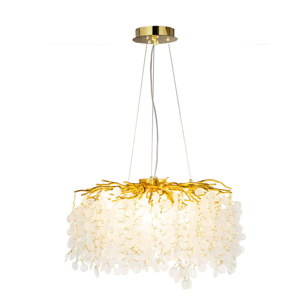 Ethereal Floral Glass Chandelier